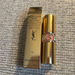 NEW YSL Yves Saint Laurent Rouge Volupte Shine Oil-in-Stick - 44 Nude Lavalliere